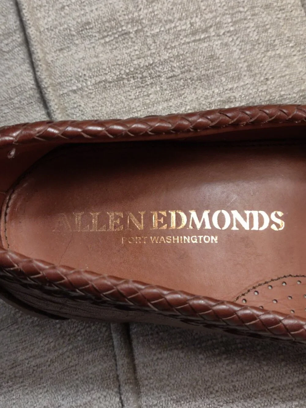 Allen Edmonds Maxfield Port Washington Leather Tassel Loafer SIZE 10E